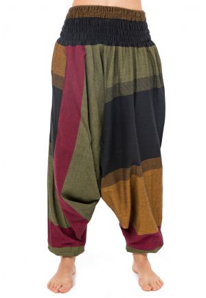 Sarouel homme femme elastique festival baba cool Adhou