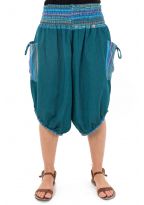 Sarouel short bermuda grande taille femme Lagon