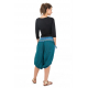Sarouel short bermuda grande taille femme Lagon