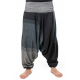 Sarouel homme style baba zen noir gris Tigah