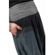 Sarouel homme style baba zen noir gris Tigah
