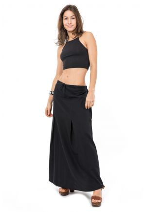 Jupe longue classic chic noire Ditah