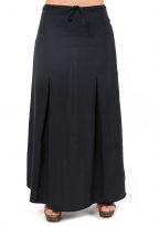 Jupe longue classic chic noire Ditah