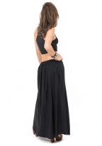 Jupe longue classic chic noire Ditah