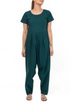 Combi pantalon sarouel femme ethnic chic petrol blue