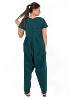 Combi pantalon sarouel femme ethnic chic petrol blue