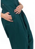 Combi pantalon sarouel femme ethnic chic petrol blue