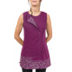 Robe tunique femme ethnic print et col original Andah