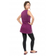 Robe tunique femme ethnic print et col original Andah