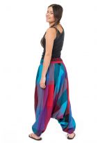 Sarouel femme ceinture elastique et liens Bachatah