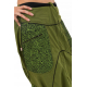 Sarouel mixte psychedelic camouflage poches et zip Brazkah