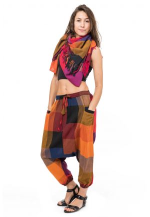 Sarwel pantacourt femme madras babacool Kohkina