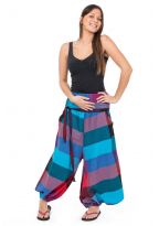 Sarouel femme faux effet jupe new madras girly