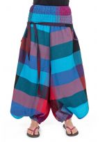 Sarouel femme faux effet jupe new madras girly