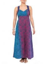 Robe longue ethnic chic print original Swanah