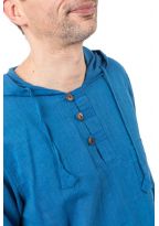 Chemise ethnique capuche et manches modulables Machah