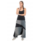 Sarouel homme ethnic graphic noir gris Patanga