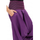 Sarouel ethnique femme print geometrique violet Khela