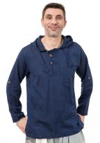 Chemise ethnique baroudeur avec capuche Nasaah