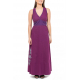 Robe longue dos croise et print original Kesata