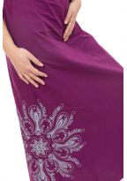 Robe longue dos croise et print original Kesata