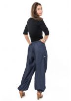 Pantalon denim ethnic street chic femme Nidana