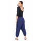 Sarouel pantacourt bermuda simply cool bleu cobalt