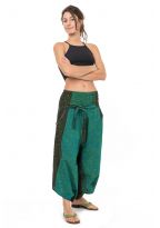 Sarouel femme effet jupe print ethnic indian cachemire