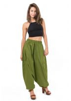 Sarouel mixte et combinaison short kaki Jumbly