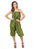 Sarouel mixte et combinaison short kaki Jumbly