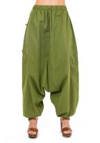 Sarouel mixte et combinaison short kaki Jumbly