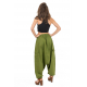 Sarouel mixte et combinaison short kaki Jumbly