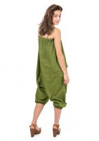 Sarouel mixte et combinaison short kaki Jumbly