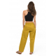 Pantalon bouffant carotte femme moutarde Bindi