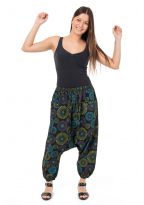 Pantacourt sarouel femme funny print Bidhiyo