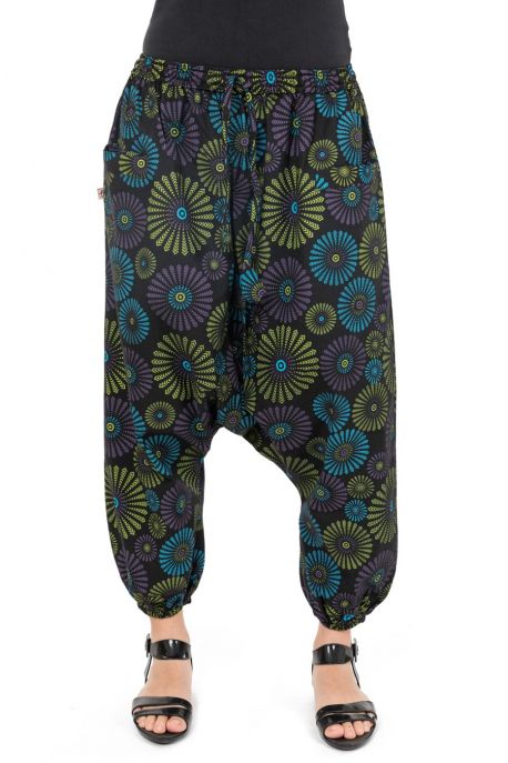 Pantacourt sarouel femme funny print Bidhiyo