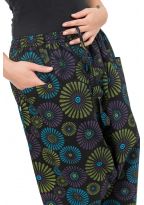 Pantacourt sarouel femme funny print Bidhiyo